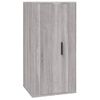 Set De 2 Uds Muebles Tv | Mueble De Salón | Armario Tv Madera Contrachapada Gris Sonoma Cfw789080