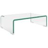 Soporte Para Tv | Mueble De Salón | Armario Tv/elevador Monitor Cristal Claro 40x25x11 Cm Cfw795797