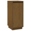 Pack 2 Uds Aparador | Armario De Cocina | Buffet De Salón Madera Maciza De Pino Marrón Miel 31,5x34x75 Cm Cfw732229