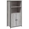 Aparador Alto | Armario De Cocina | Buffet De Salón Madera Contrachapada Sonoma Gris 62x36x121,5 Cm Cfw734296