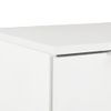 Aparador | Armario De Cocina | Buffet De Salón De Aglomerado Blanco Brillante 71x35x80 Cm Cfw734915