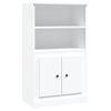 Aparador | Armario De Cocina | Buffet De Salón De Madera Contrachapada Blanco 60x35,5x103,5 Cm Cfw734972