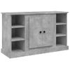 Aparador | Armario De Cocina | Buffet De Salón De Madera Contrachapada Gris Hormigón 100x35,5x60 Cm Cfw735244