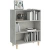 Aparador | Armario De Cocina | Buffet De Salón De Madera Contrachapada Gris Hormigón 69,5x32,5x90 Cm Cfw735536