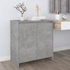 Aparador | Armario De Cocina | Buffet De Salón De Madera Contrachapada Gris Hormigón 70x41x75 Cm Cfw735558