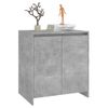 Aparador | Armario De Cocina | Buffet De Salón De Madera Contrachapada Gris Hormigón 70x41x75 Cm Cfw735558