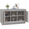 Aparador | Armario De Cocina | Buffet De Salón De Madera Contrachapada Gris Sonoma 102x35x60 Cm Cfw735578