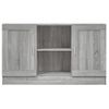 Aparador | Armario De Cocina | Buffet De Salón De Madera Contrachapada Gris Sonoma 120x30,5x70 Cm Cfw735581