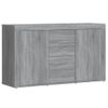 Aparador | Armario De Cocina | Buffet De Salón De Madera Contrachapada Gris Sonoma 120x36x69 Cm Cfw735582