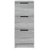 Aparador | Armario De Cocina | Buffet De Salón De Madera Contrachapada Gris Sonoma 30x30x70 Cm Cfw735585