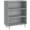 Aparador | Armario De Cocina | Buffet De Salón De Madera Contrachapada Gris Sonoma 69,5x32,5x90 Cm Cfw735630