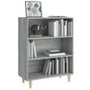 Aparador | Armario De Cocina | Buffet De Salón De Madera Contrachapada Gris Sonoma 69,5x32,5x90 Cm Cfw735630