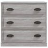 Aparador | Armario De Cocina | Buffet De Salón De Madera Contrachapada Gris Sonoma 70x35,5x67,5 Cm Cfw735638