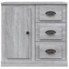 Aparador | Armario De Cocina | Buffet De Salón De Madera Contrachapada Gris Sonoma 70x35,5x67,5 Cm Cfw735641