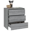 Aparador | Armario De Cocina | Buffet De Salón De Madera Contrachapada Gris Sonoma 70x41x75 Cm Cfw735642