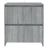 Aparador | Armario De Cocina | Buffet De Salón De Madera Contrachapada Gris Sonoma 70x41x75 Cm Cfw735643