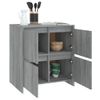 Aparador | Armario De Cocina | Buffet De Salón De Madera Contrachapada Gris Sonoma 70x41x75 Cm Cfw735643