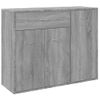 Aparador | Armario De Cocina | Buffet De Salón De Madera Contrachapada Gris Sonoma 88x30x70 Cm Cfw735657