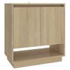 Aparador | Armario De Cocina | Buffet De Salón De Madera Contrachapada Roble Sonoma 70x41x75 Cm Cfw736303