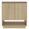 Aparador | Armario De Cocina | Buffet De Salón De Madera Contrachapada Roble Sonoma 70x41x75 Cm Cfw736303