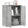 Aparador | Armario De Cocina | Buffet De Salón De Madera De Ingeniería Gris Hormigón 60x31x70 Cm Cfw736480