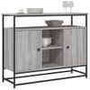 Aparador | Armario De Cocina | Buffet De Salón De Madera De Ingeniería Gris Sonoma 100x35x80 Cm Cfw736572