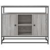 Aparador | Armario De Cocina | Buffet De Salón De Madera De Ingeniería Gris Sonoma 100x35x80 Cm Cfw736572