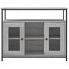 Aparador | Armario De Cocina | Buffet De Salón De Madera De Ingeniería Gris Sonoma 100x35x80 Cm Cfw736573