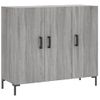 Aparador | Armario De Cocina | Buffet De Salón De Madera De Ingeniería Gris Sonoma 90x34x80 Cm Cfw736693