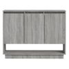 Aparador | Armario De Cocina | Buffet De Salón De Madera De Ingeniería Gris Sonoma 97x31x75 Cm Cfw736695