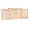 Aparador | Armario De Cocina | Buffet De Salón De Madera Maciza De Pino 164x37x68 Cm Cfw737233