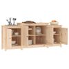 Aparador | Armario De Cocina | Buffet De Salón De Madera Maciza De Pino 164x37x68 Cm Cfw737233