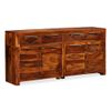 Aparador | Armario De Cocina | Buffet De Salón De Madera Maciza De Sheesham 160x35x75 Cm Cfw737422