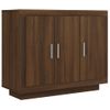 Aparador | Armario De Cocina | Buffet De Salón Madera Contrachapada Color Roble Marrón 92x35x75 Cm Cfw737623