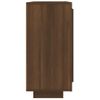 Aparador | Armario De Cocina | Buffet De Salón Madera Contrachapada Color Roble Marrón 92x35x75 Cm Cfw737623