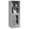 Aparador | Armario De Cocina | Buffet De Salón Madera Contrachapada Gris Hormigón 36x35,5x103,5 Cm Cfw737685