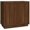 Aparador | Armario De Cocina | Buffet De Salón Madera Contrachapada Roble Marrón 80x34x75 Cm Cfw737735