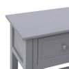 Aparador | Armario De Cocina | Buffet De Salón Madera Maciza De Paulownia Gris 108x30x76 Cm Cfw738062