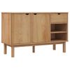 Aparador | Armario De Cocina | Buffet De Salón Otta Madera Maciza Pino 114x43x73,5 Cm Cfw738125