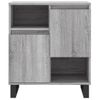 Pack 2 Uds Aparador | Armario De Cocina | Buffet De Salónes Madera Contrachapada Gris Sonoma Cfw738244