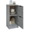 Pack 2 Uds Aparador | Armario De Cocina | Buffet De Salónes Madera Contrachapada Gris Sonoma 30x30x70 Cm Cfw738255