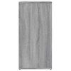 Pack 2 Uds Aparador | Armario De Cocina | Buffet De Salónes Madera De Ingeniería Gris Sonoma 59x39x80 Cm Cfw738365