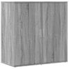 Pack 2 Uds Aparador | Armario De Cocina | Buffet De Salónes Madera De Ingeniería Gris Sonoma 79x38x80 Cm Cfw738372