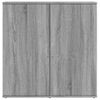 Pack 2 Uds Aparador | Armario De Cocina | Buffet De Salónes Madera De Ingeniería Gris Sonoma 79x38x80 Cm Cfw738372