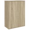 Pack 2 Uds Aparador | Armario De Cocina | Buffet De Salónes Madera De Ingeniería Roble Sonoma 60x31x84 Cm Cfw738427