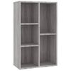 Estantería/aparador | Armario De Cocina | Buffet De Salón Madera Contrachapada Gris Sonoma 50x25x80cm Cfw761350