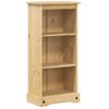 Estantería | Librería | Armario De Libros Corona Madera Maciza De Pino 46x29x100 Cm Cfw760288