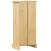 Estantería | Librería | Armario De Libros Corona Madera Maciza De Pino 46x29x100 Cm Cfw760288