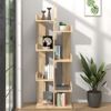 Estantería | Librería | Armario De Libros De Madera De Ingeniería Roble Sonoma 48x25,5x140 Cm Cfw760687