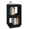 Estantería | Librería | Armario De Libros De Madera Maciza De Pino Negro 40x35x71 Cm Cfw760729